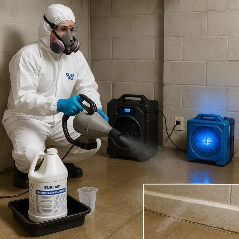Sanitization and Odor Removal process in Cortland, OH