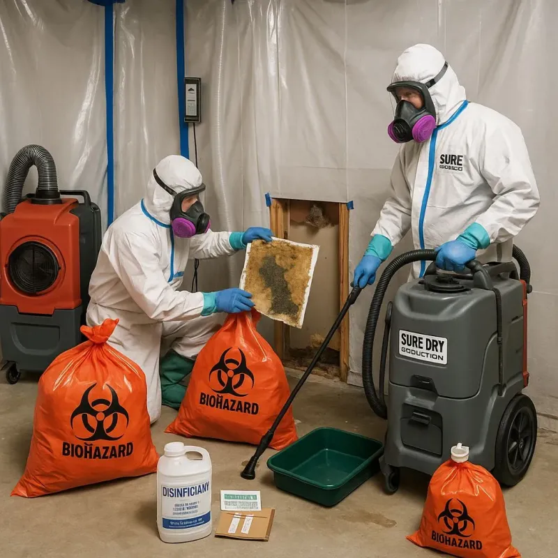 Contaminated Water Handling Protocols process in Cortland, OH