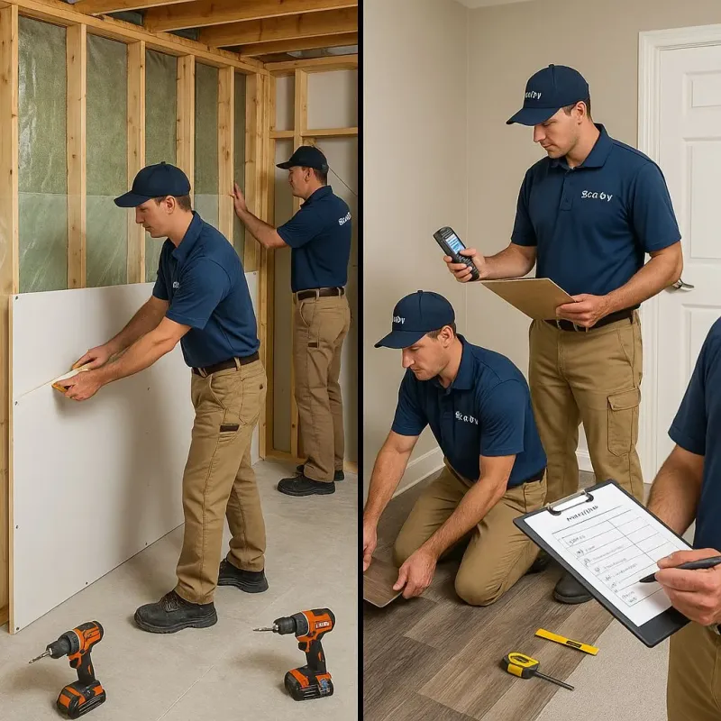 Repairs and Reconstruction process in Cortland, OH
