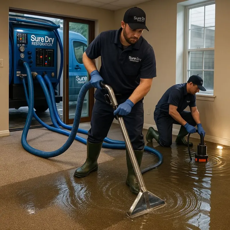 Water Extraction and Removal process in Cortland, OH